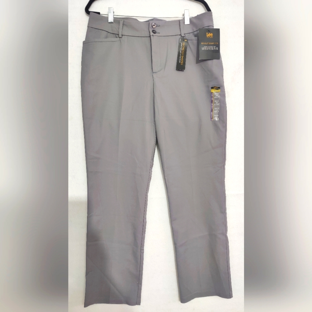 Lee Nocturnal‎ Secretly Shapes Straight Leg Pants  16 M Mid Rise Regular Fit NEW